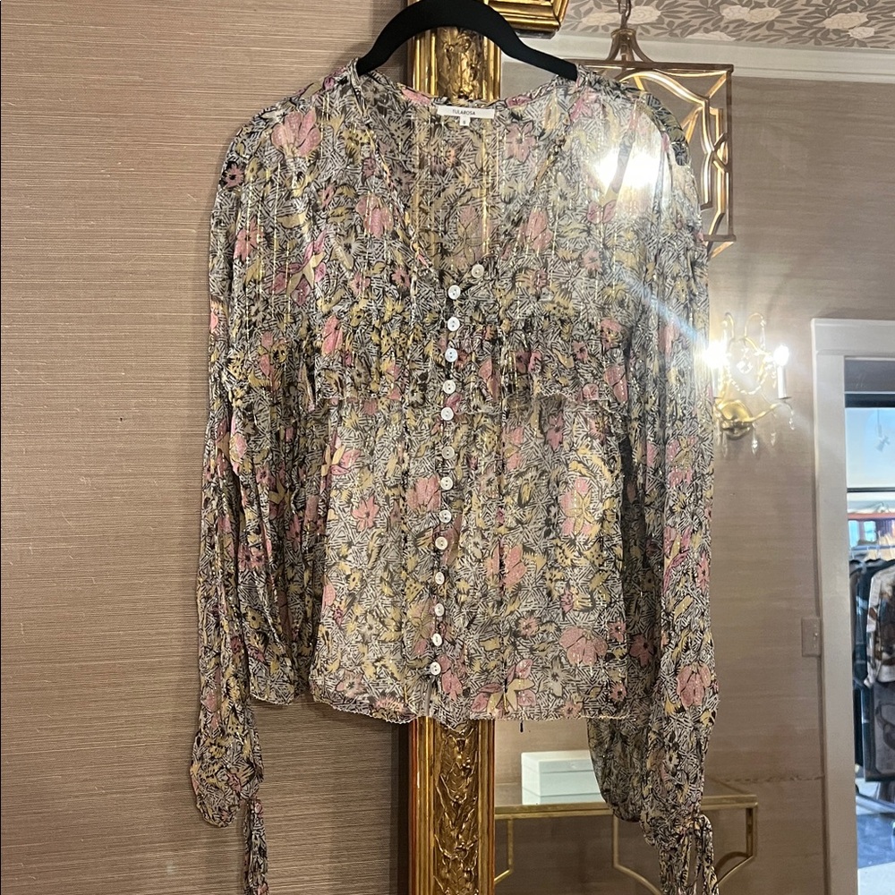 Tularosa Multicolor Floral Blouse